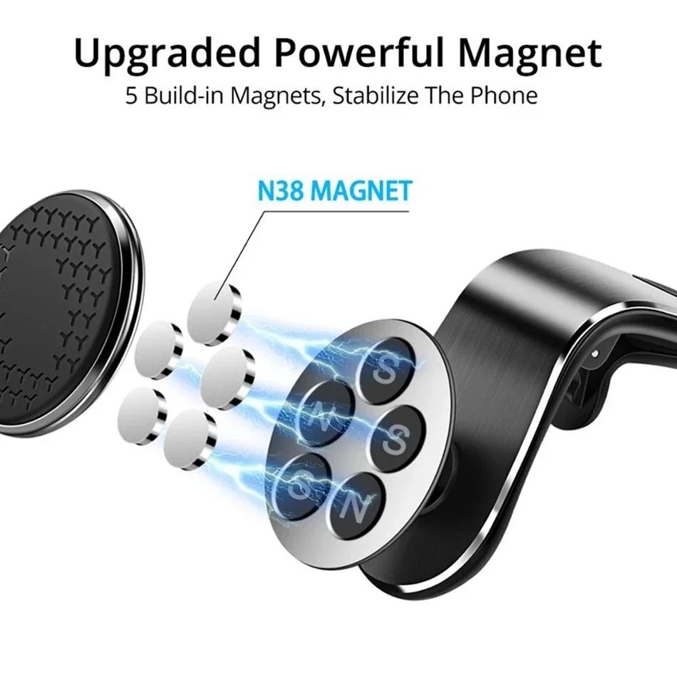 Magnetic Car Phone Holder Air Vent Mount Mobile Stand