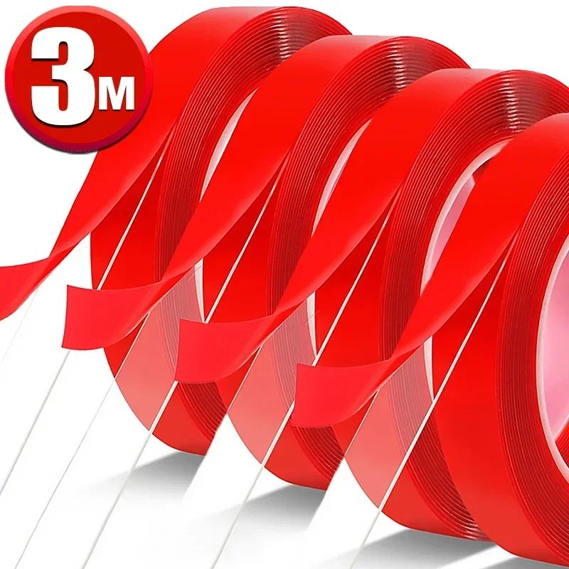 Strong Transparent Double Sided Tape Waterproof Adhesive