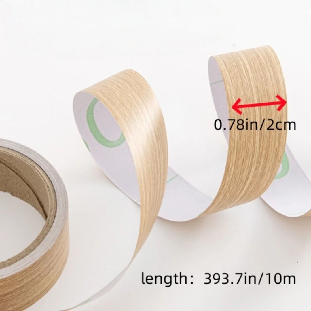 Birch Wood Grain Veneer Edge Banding Tape 2cm x 10m