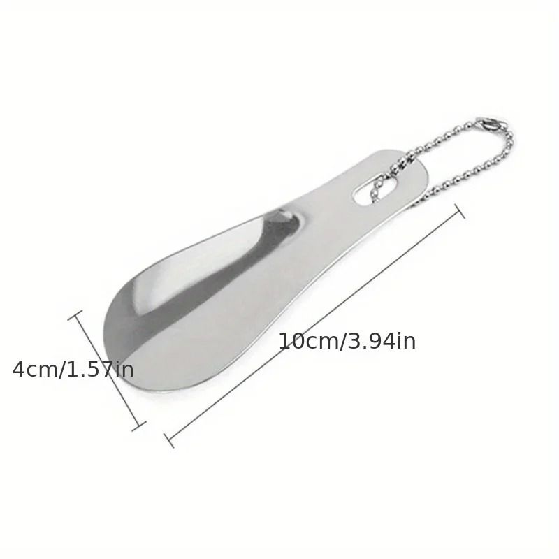 Portable Stainless Steel Shoehorn For Home And Travel