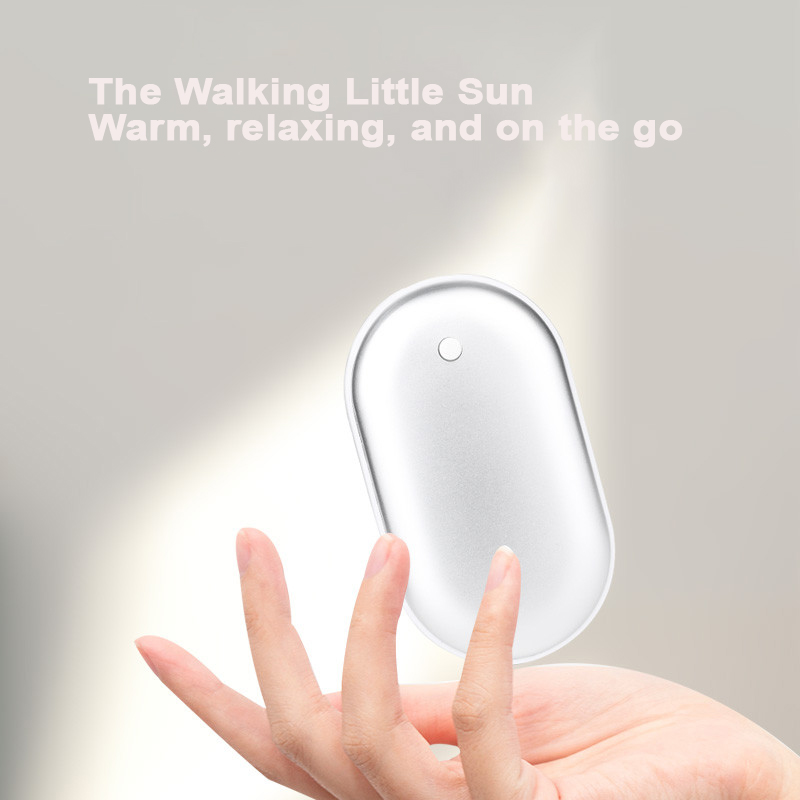 Double Sided Heating Hand Warmer Ultra Thin, Temperature Levels, One Click Switch, Versatile Hand and Abdominal Warm