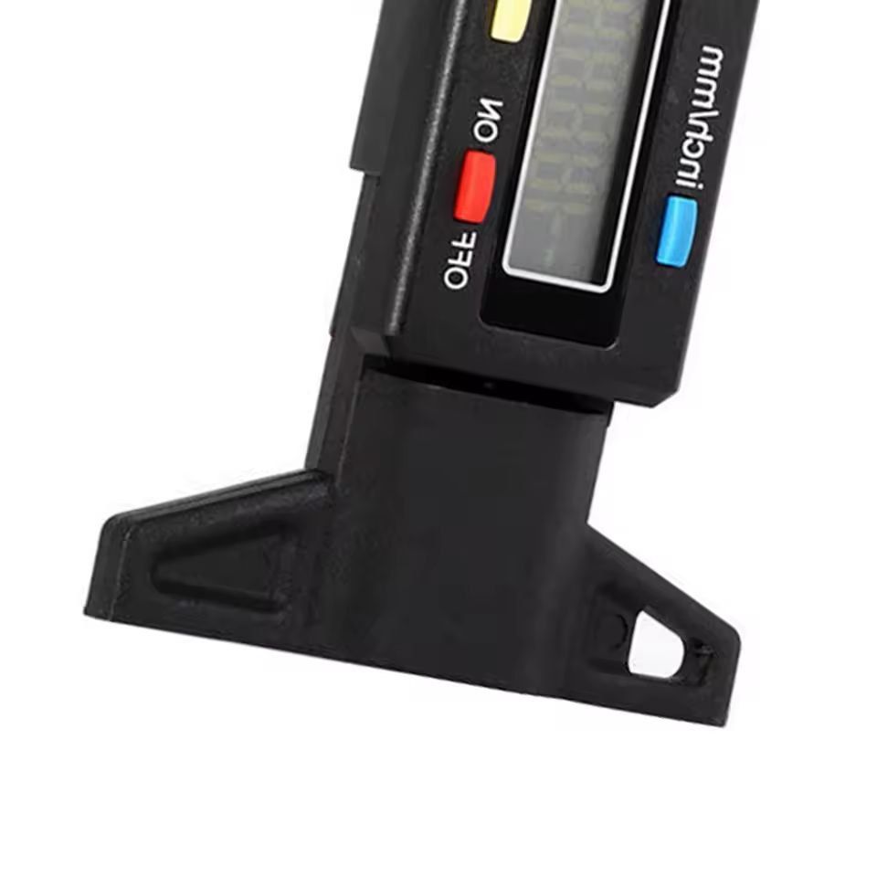 Pro-Grade Digital Tire & Depth Gauge Caliper (0–25 mm)