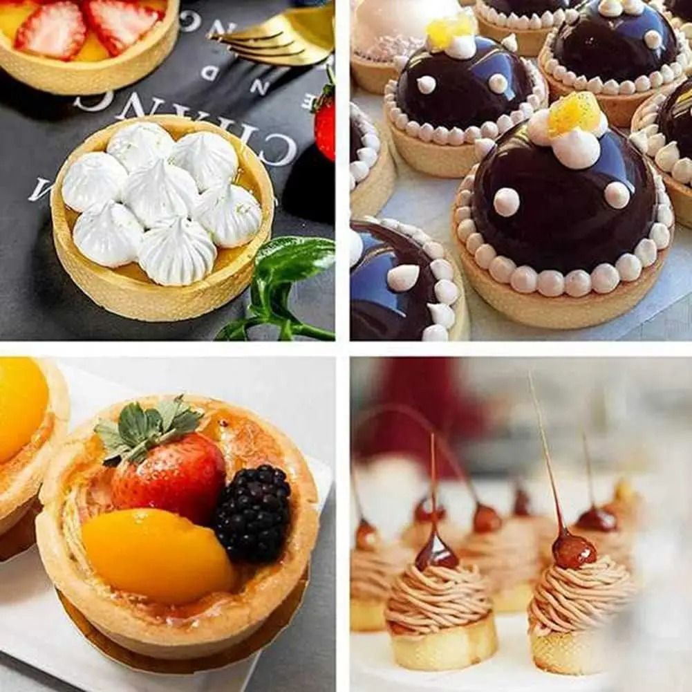 304 Stainless Steel Mousse Ring Cake Mold with Hole Bottom
