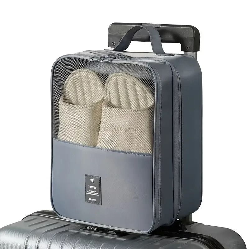 3-Layer Portable Travel Shoe Storage Bag