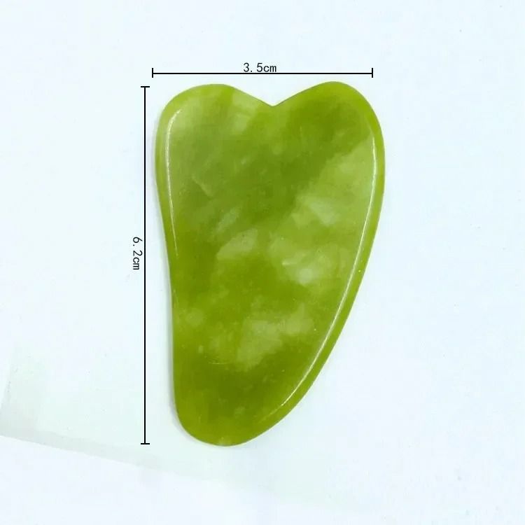 Natural Jade Facial Roller and Gua Sha Body Massager Set