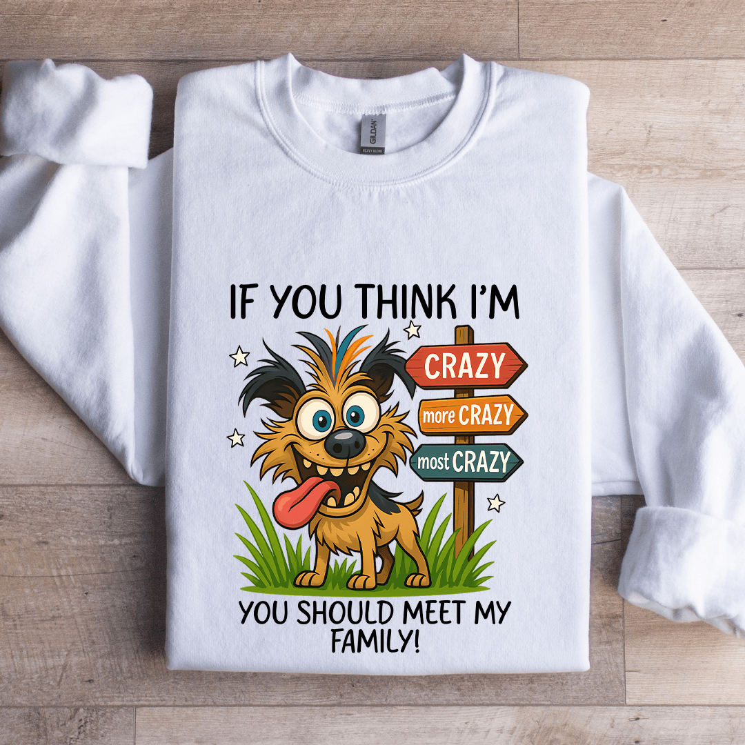 If You Think I'm Crazy Sweatshirt
