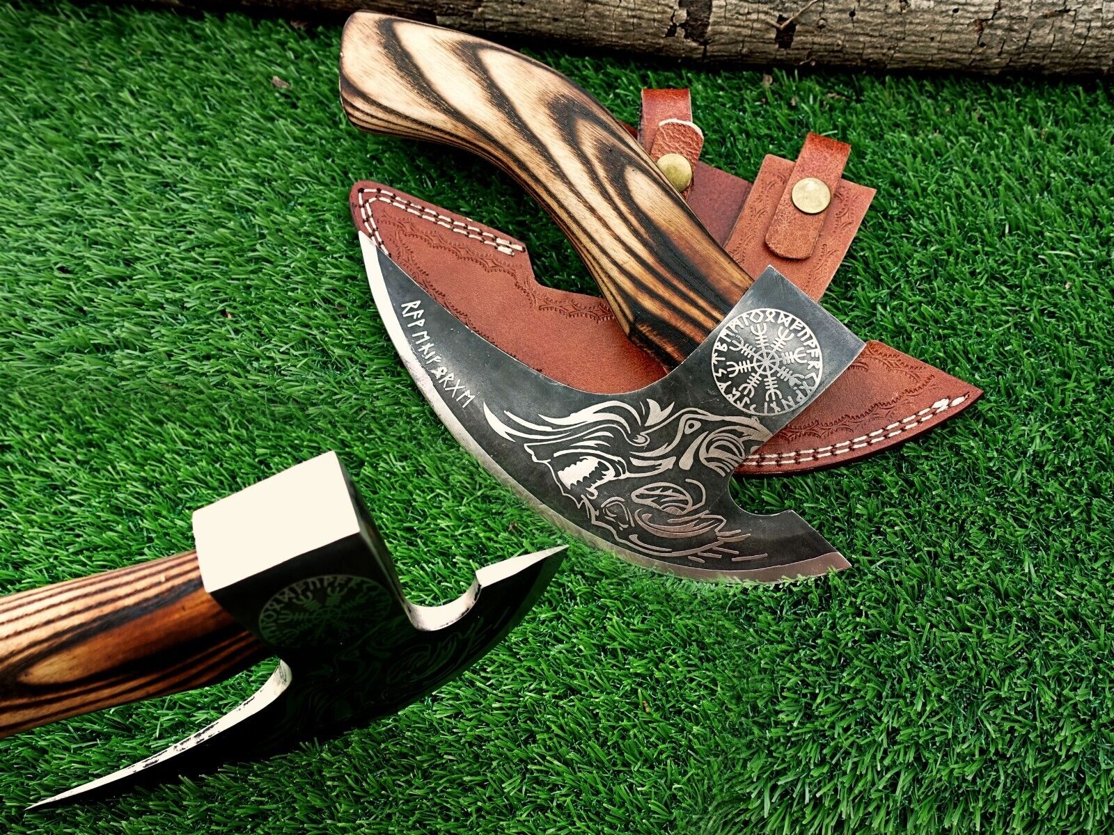 Custom Handmade Pizza Axe, Pizza Slicer, Viking Pizza Cutter, Camping Axe