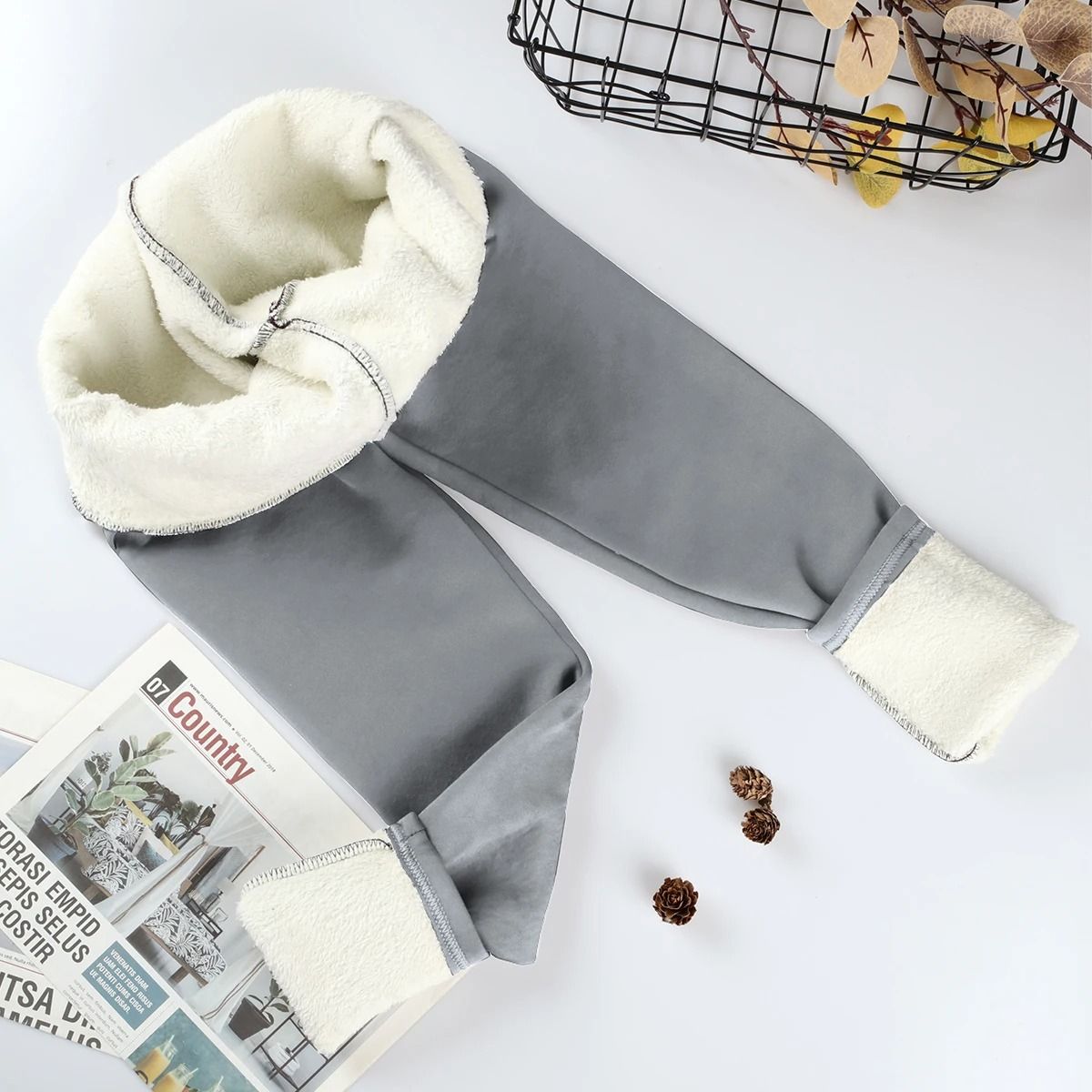 Women Velvet Winter Leggings Thick High Waist Warm Pants