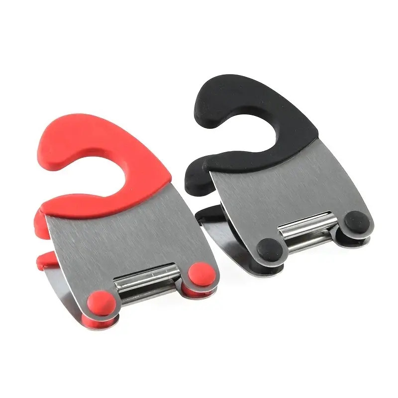 Kitchen Bowl Clip Anti-scalding Spoon Holder Stainless Steel Pot Side Clips