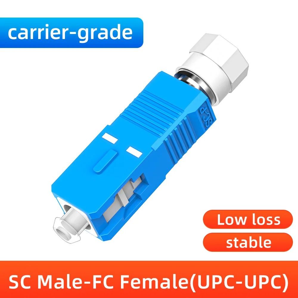 Fiber Optic Male to Female Hybrid Adapter