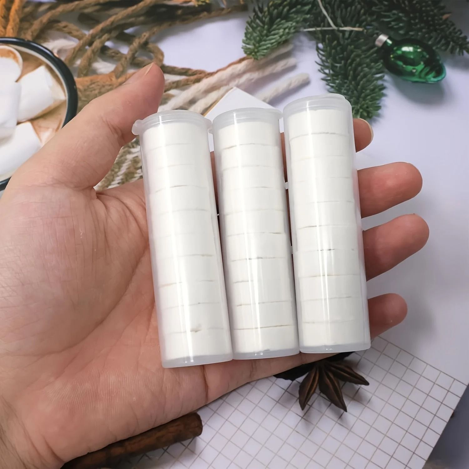 Compressed Travel Towel Set 3 Tubes 30 Pieces