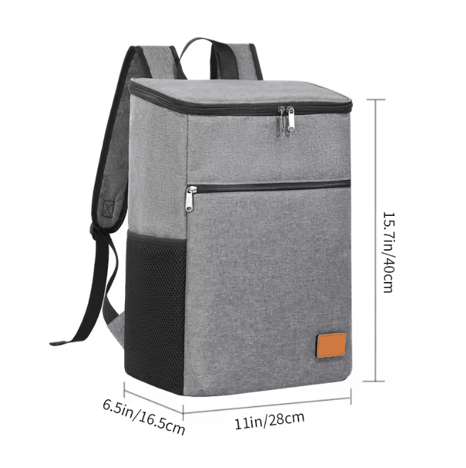26L Insulated Cooler Backpack Leakproof Thermal Picnic Bag