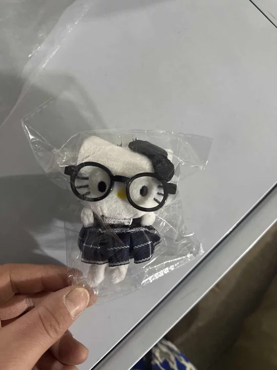 Hello Kitty Keychain Sunglasses Plush Backpack Charm Gift