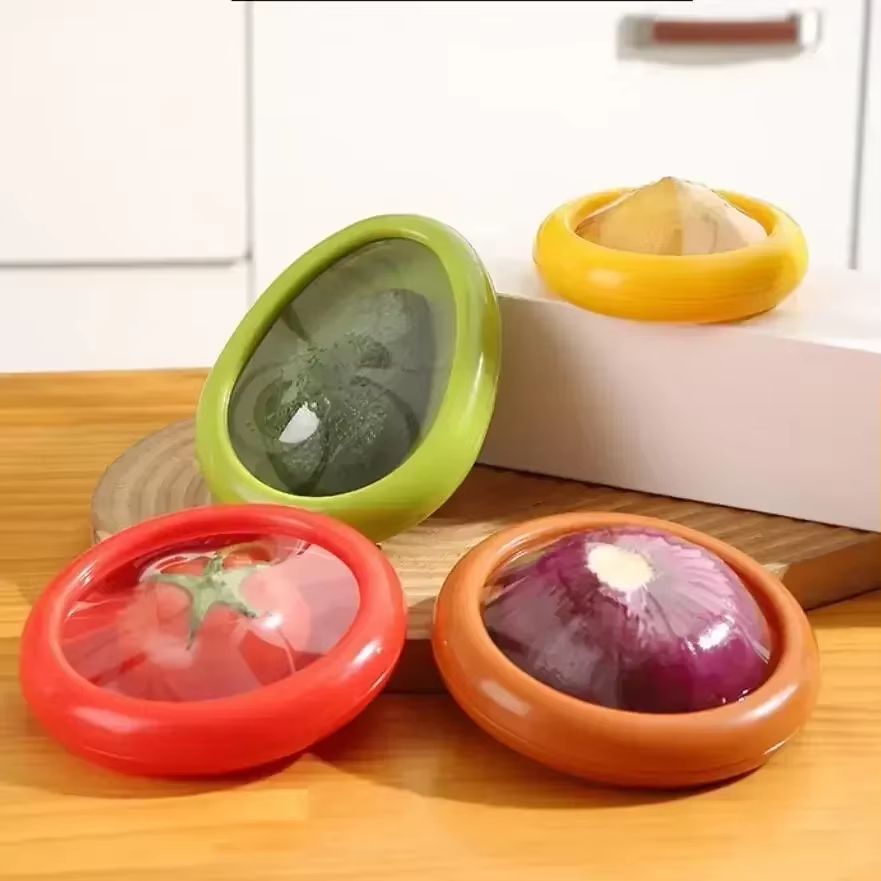 Reusable Silicone Fruit and Vegetable Storage Container Fresh-Box for Refrigerator Produce