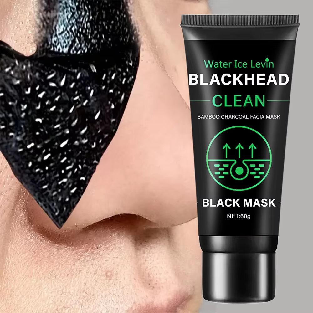 Bamboo Charcoal Deep Cleansing Face Mask – Blackhead Removal & Exfoliating Treatment