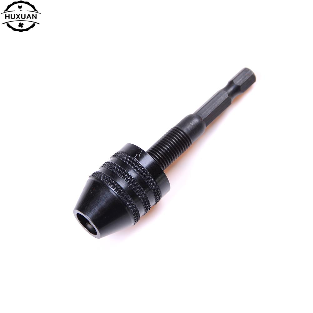 New Keyless Drill Chuck Adapter Hex Shank Power Tool Drill Bits Impact Driver Screwdriver