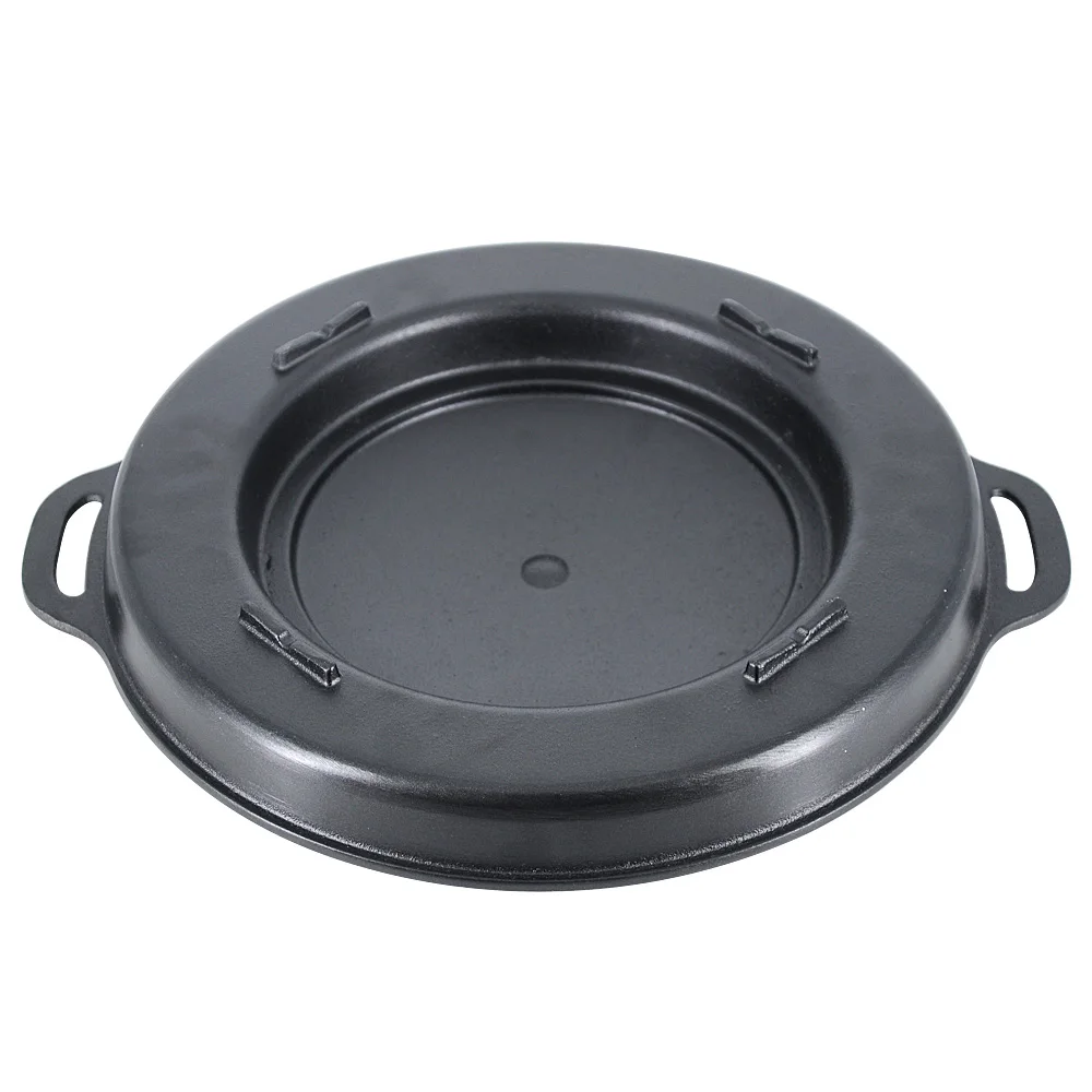 BBQ Hot Pot Grill Pan Dual Cooking Non Stick Camping Cooker