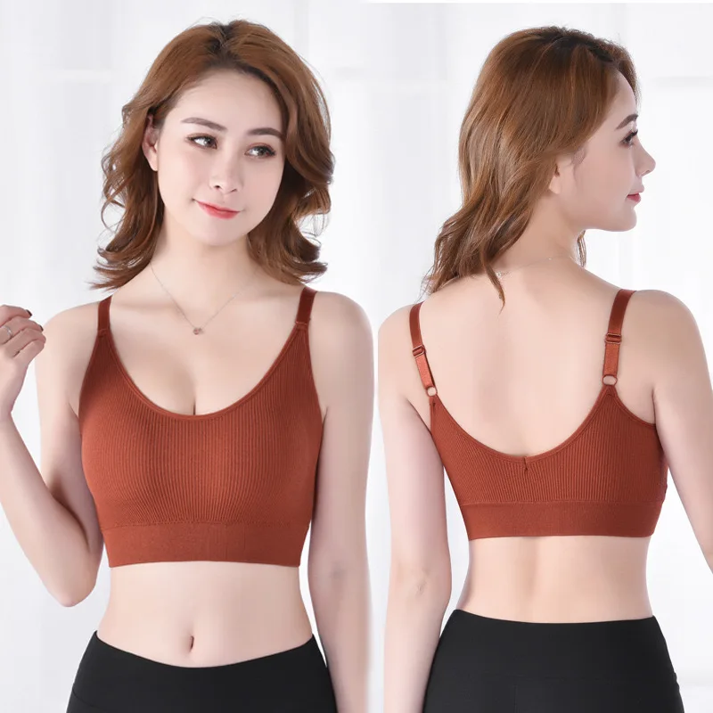 Sexy Seamless Brassiere for Women, Full Cup Breathable Bralette, Wire-Free Sleep Bra, High-Quality Sports Tube Top