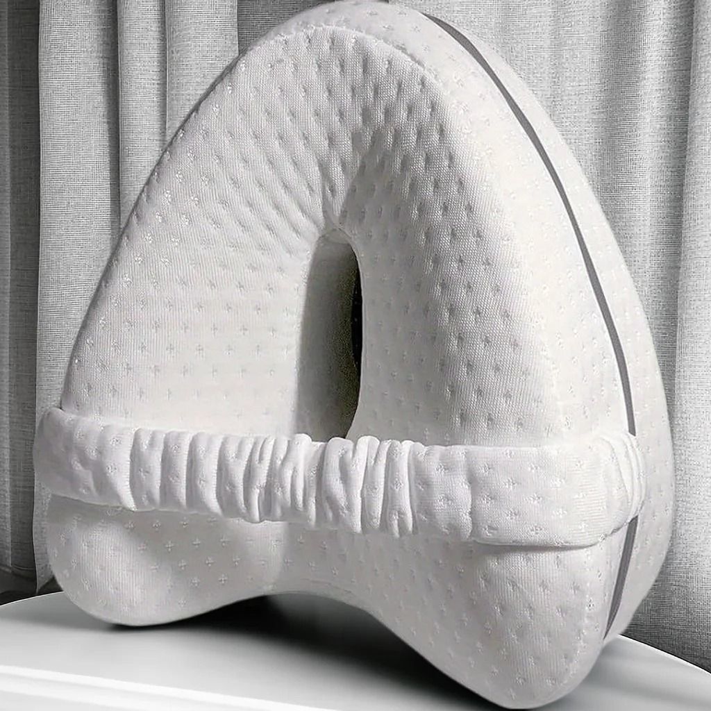 Memory Foam Leg Knee Support Pillow for Side Sleepers and Sciatica Relief