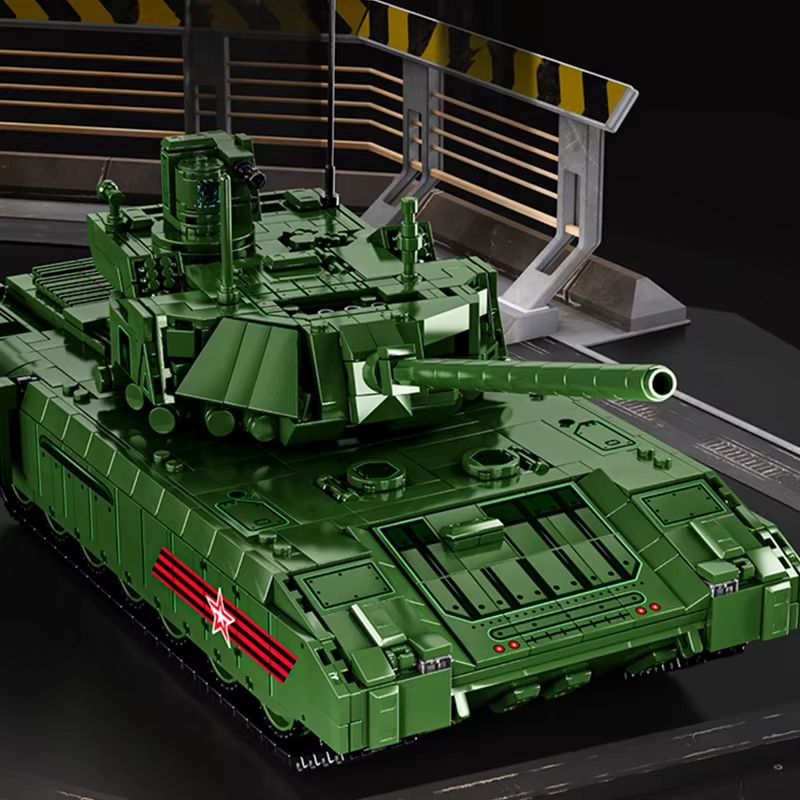 T-14 Main Battle Tank Building Blocks Set Military Model Toy