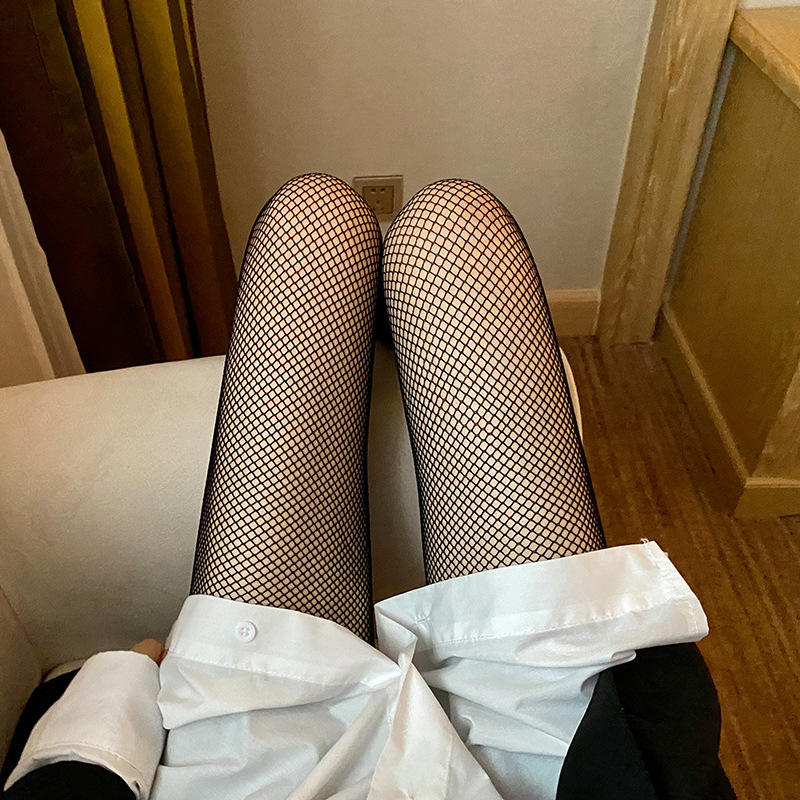 Sexy Fishnet Body Stockings Mesh Nylon Pantyhose Lingerie High Waist Fishnet Lingerie