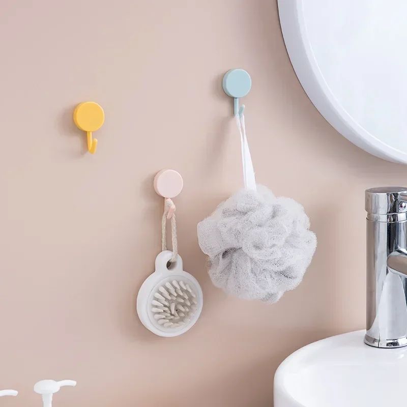 10-Pack Strong Self-Adhesive Wall Hooks
