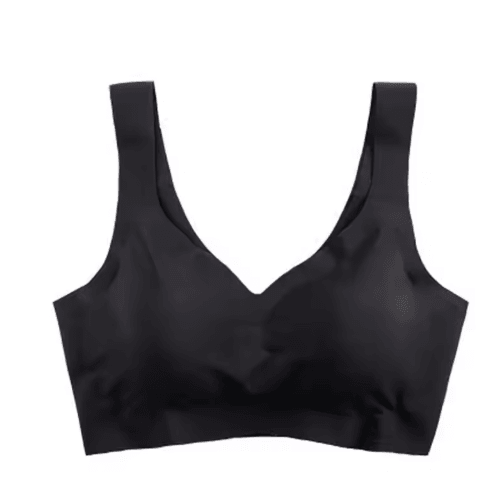 Seamless Ice Silk Wireless Push Up Bra with Removable Pads