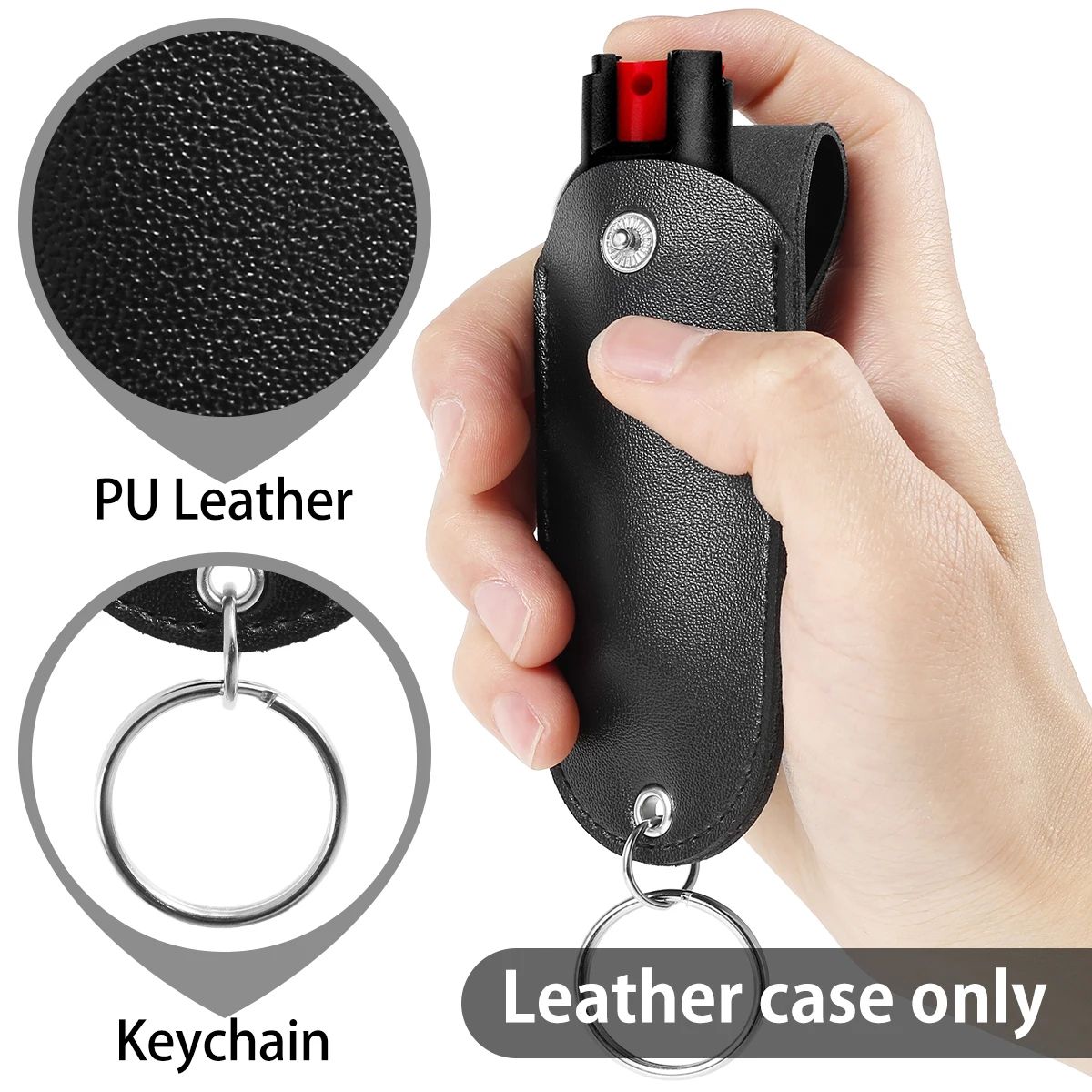 SecureCarry Pepper Spray Holster Keychain Holder for Quick Access