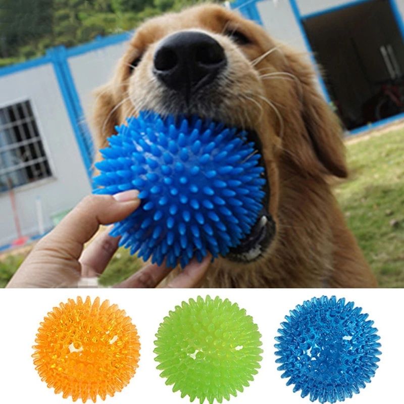 Squeaky Pet Chew Ball Toy