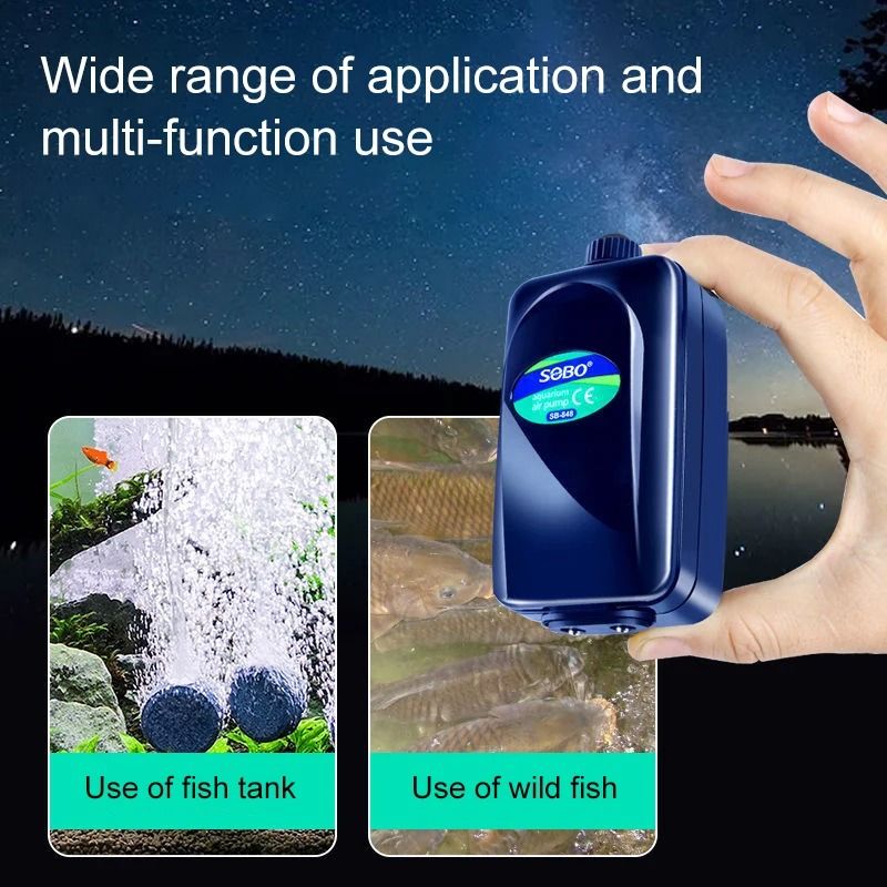 Silent Aquarium Oxygen Air Pump with Adjustable Air Volume