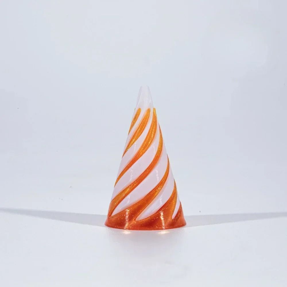 3D Spiral Cone Passthrough Sculpture