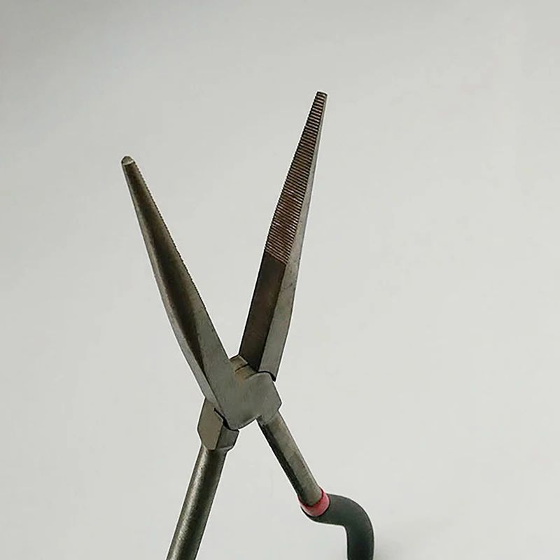PrecisionGrip Carbon Steel Needle-Nose Fishing Pliers – Long Handle Non-Slip Gripper Tool