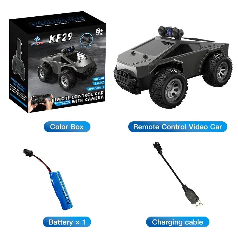 Mini FPV RC Stunt Car with Camera and LED Lights