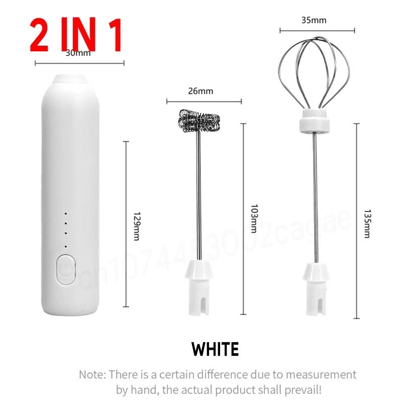 Wireless Handheld Electric Milk Frother
