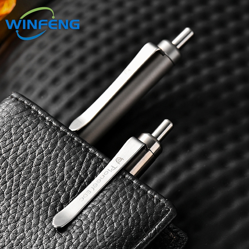 Premium Titanium Tactical Pen Refillable Everyday Carry Pen & EDC Tactical Tool