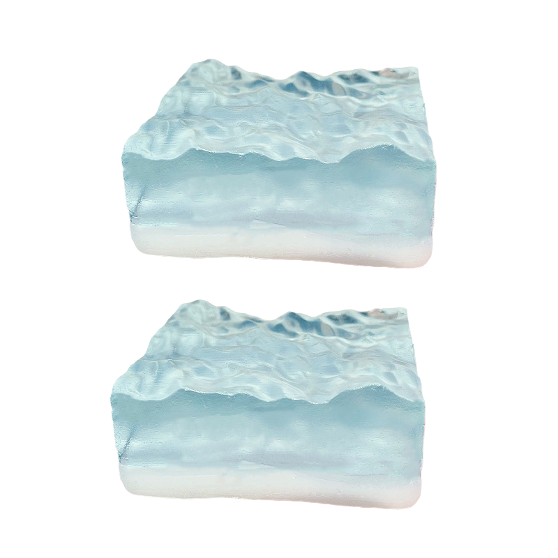 Squishy Ocean Cube Squeeze Toy Super Soft Stress-Relieving Transparent Ocean Cube