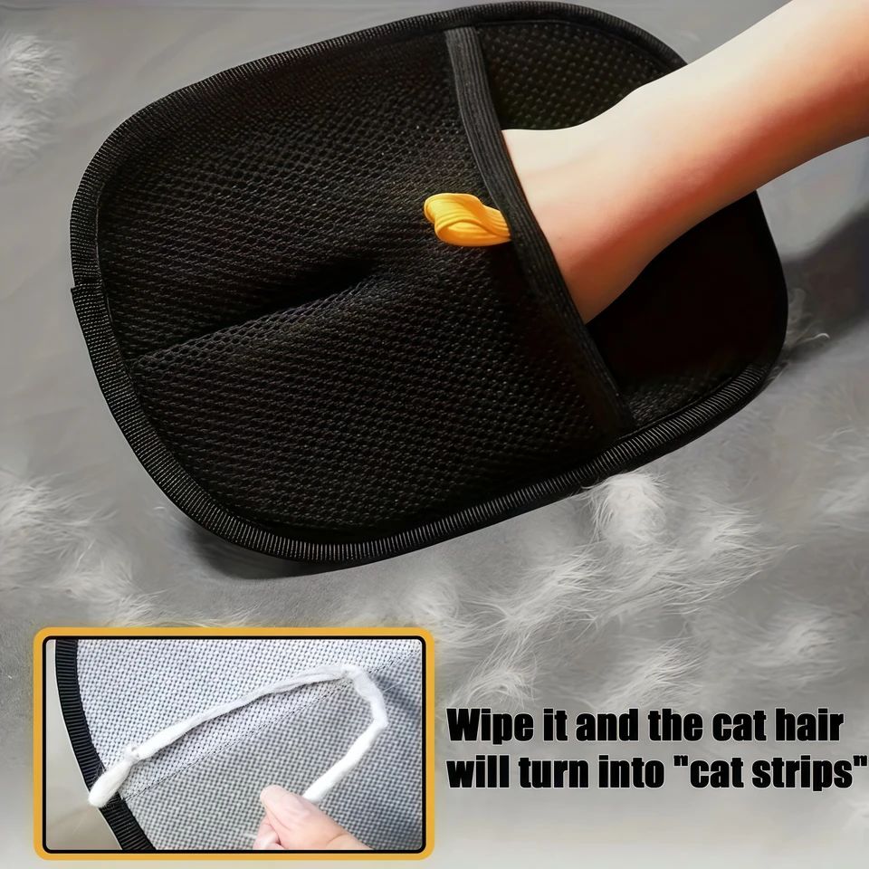 Reusable Pet Hair Removal Glove Brush