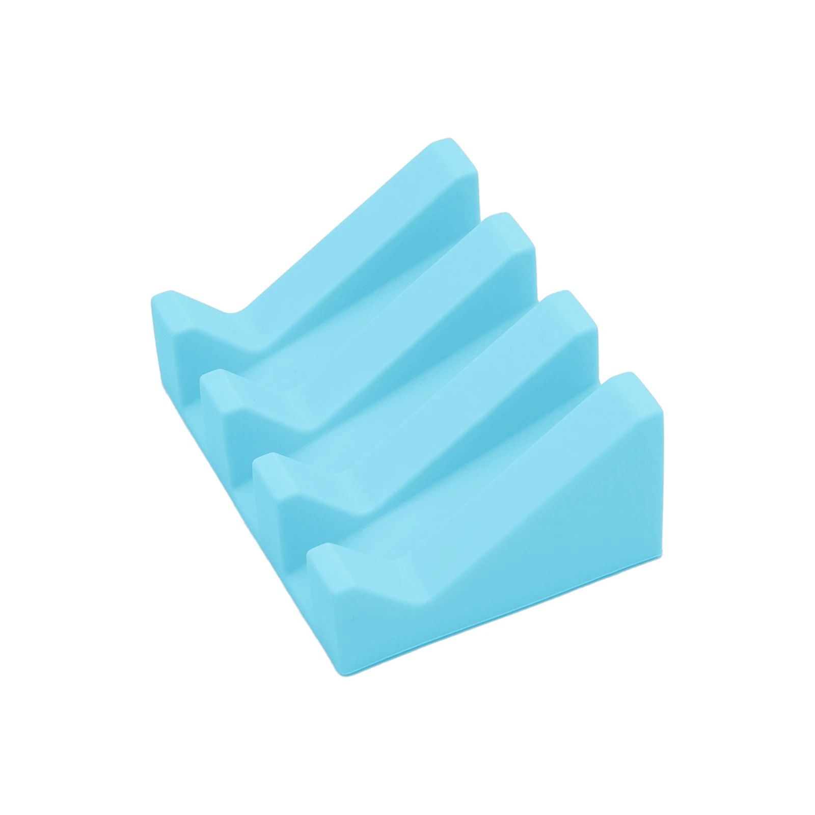 Silicone Drainage Soapdish Automatic Draining Bathroom Soap Rack