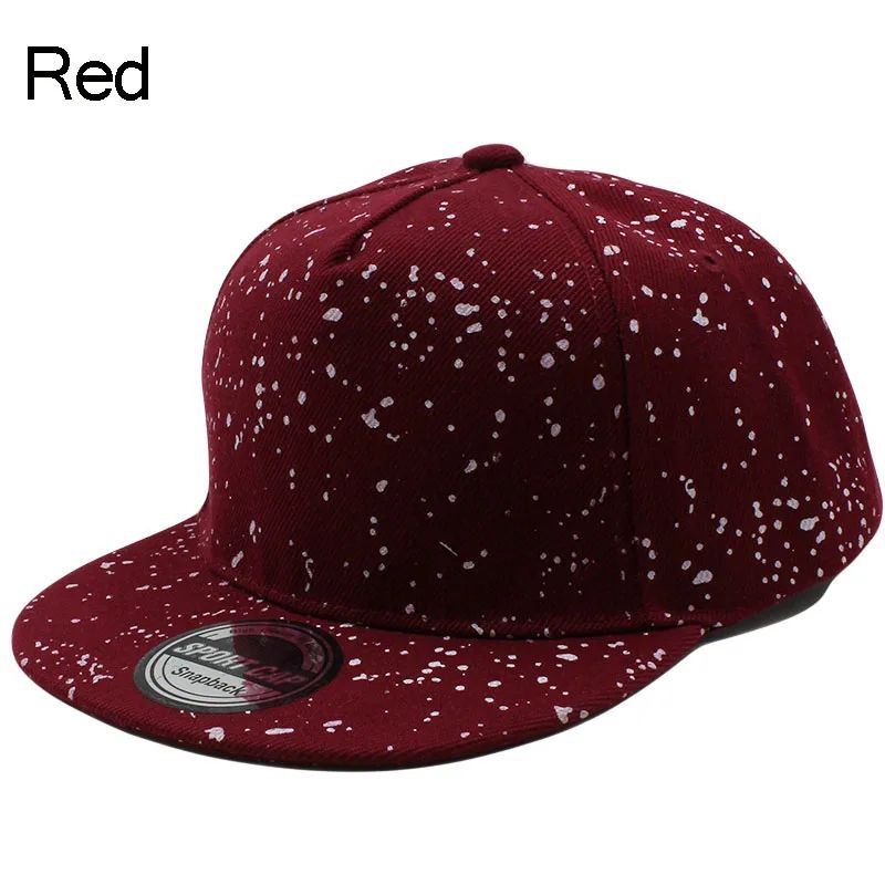 Kids Polka Dot Adjustable Snapback Baseball Cap