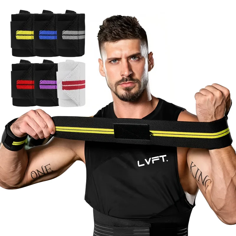 Breathable Weight Lifting Wrist Wraps for Gym and Powerlifting Support