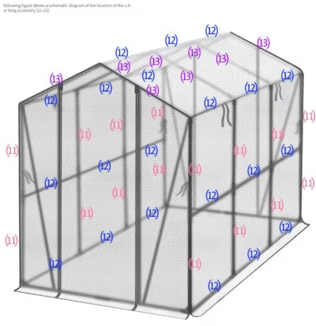 Tower Shaped Vegetable Garden Greenhouse Sunshade and Insect Proof Protective Plant Cover