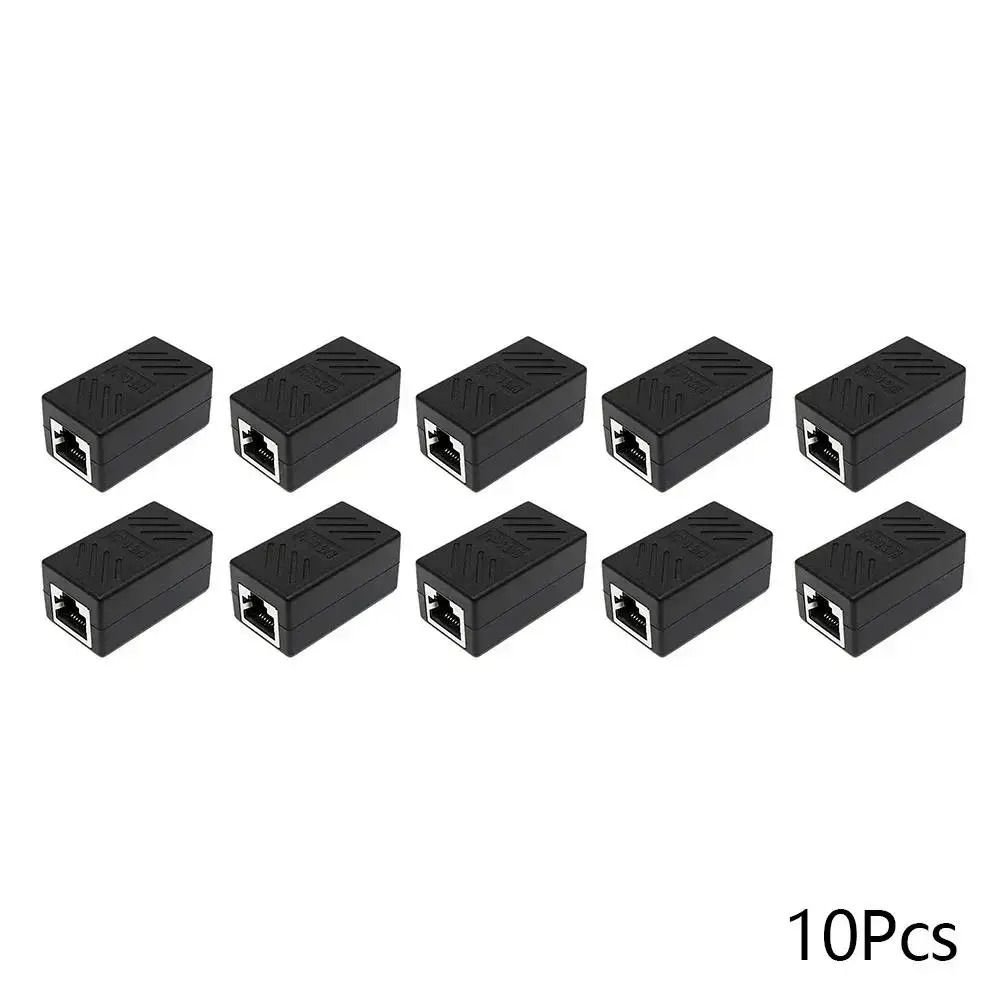 RJ45 Ethernet Coupler Cat6 Cat5e Female to Female LAN Cable Extender