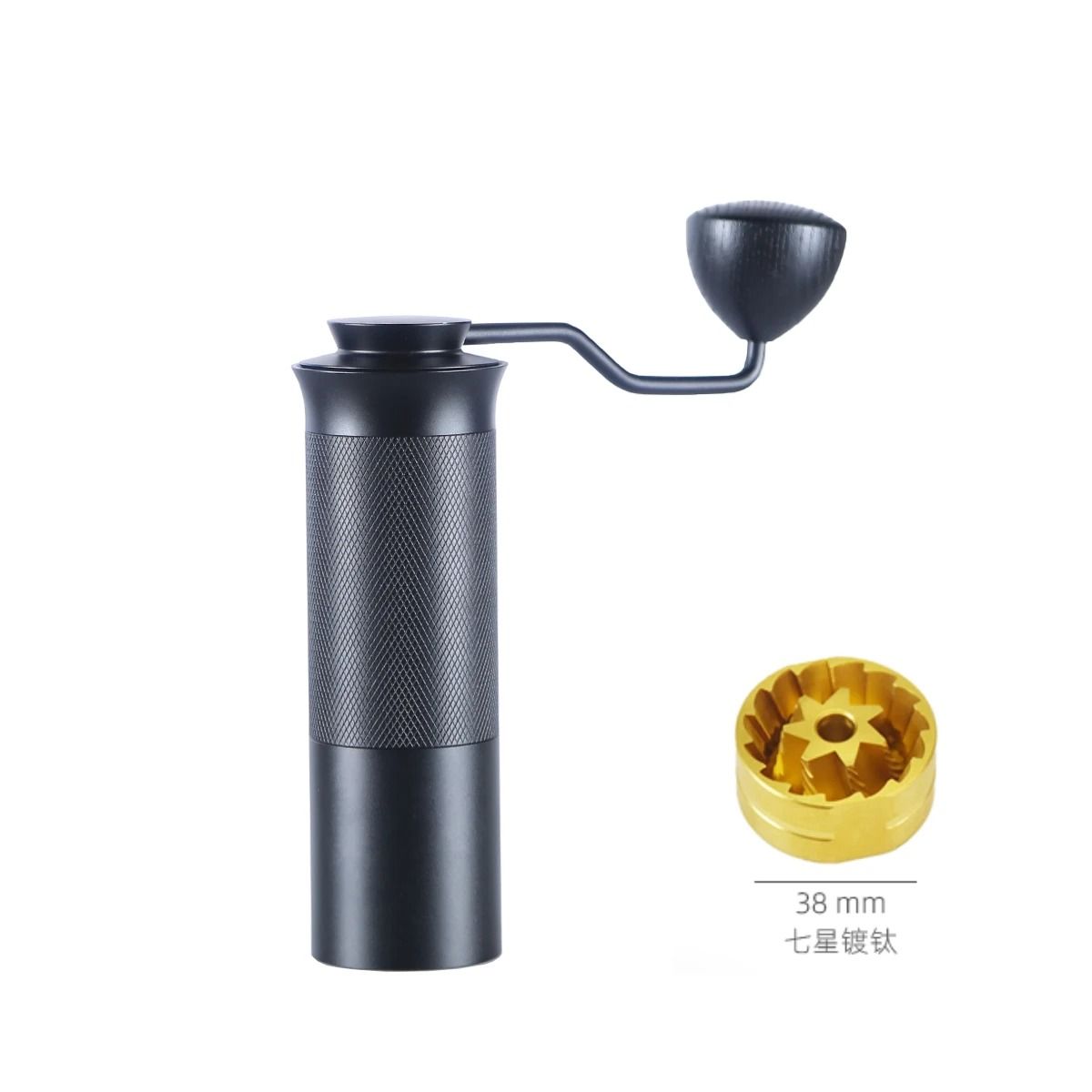 Professional Manual Coffee Grinder with CNC Burr and Diamond Precision Adjustment