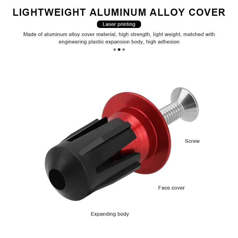 1 Pair Aluminum Alloy Bicycle Handlebar End Plugs | Precision-Engineered End Caps for Road & Mountain Bikes