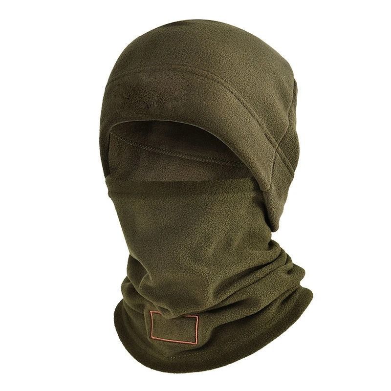 Autumn and Winter Fleece Thermal Hat and Neck Cover Set