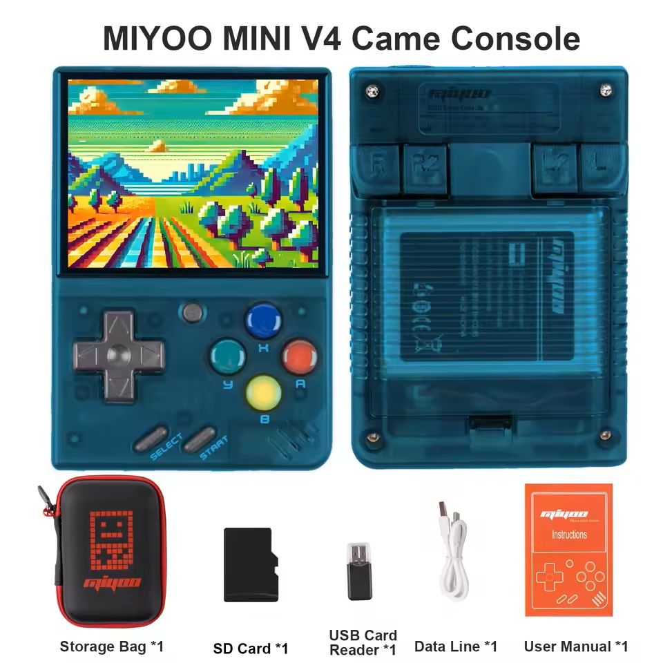 Mini Retro Handheld Gaming Console with 2.8-Inch IPS Screen and Linux OS