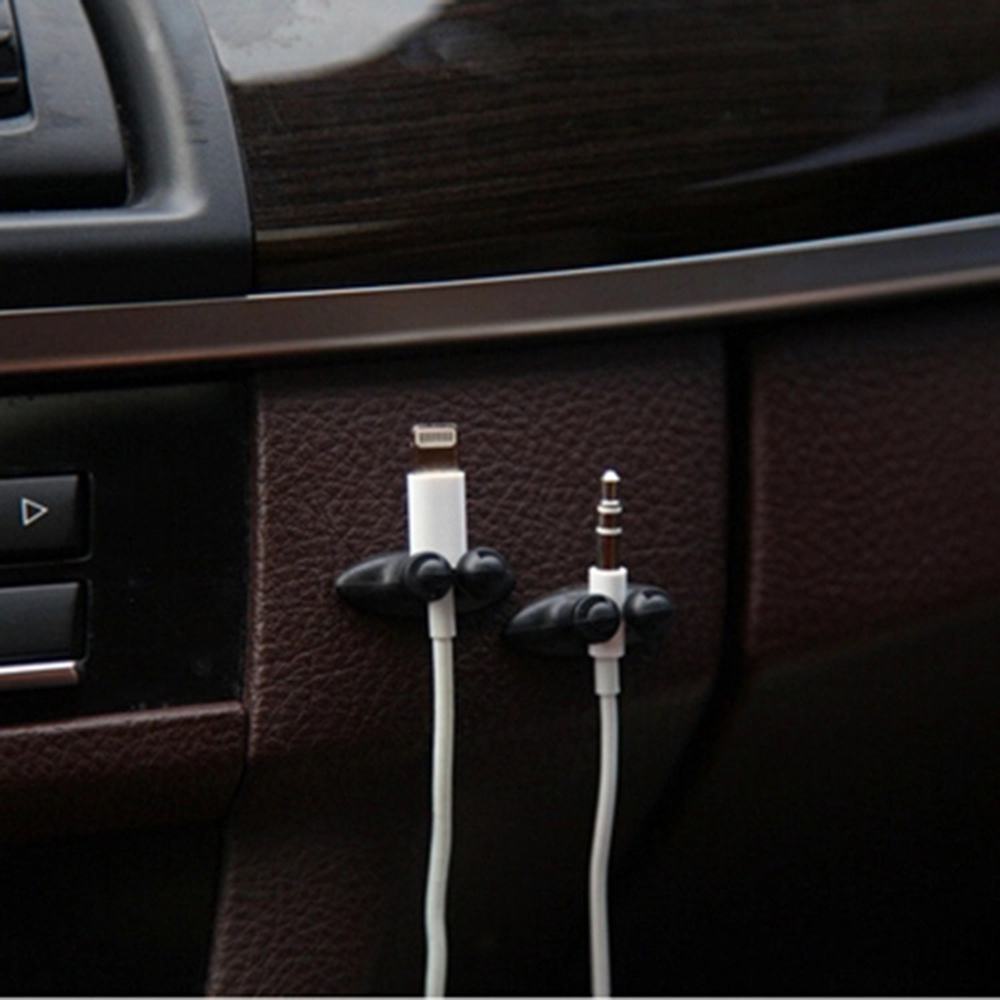 Charger Line USB Cable Clip Set, Car Accessories Sticker for BMW