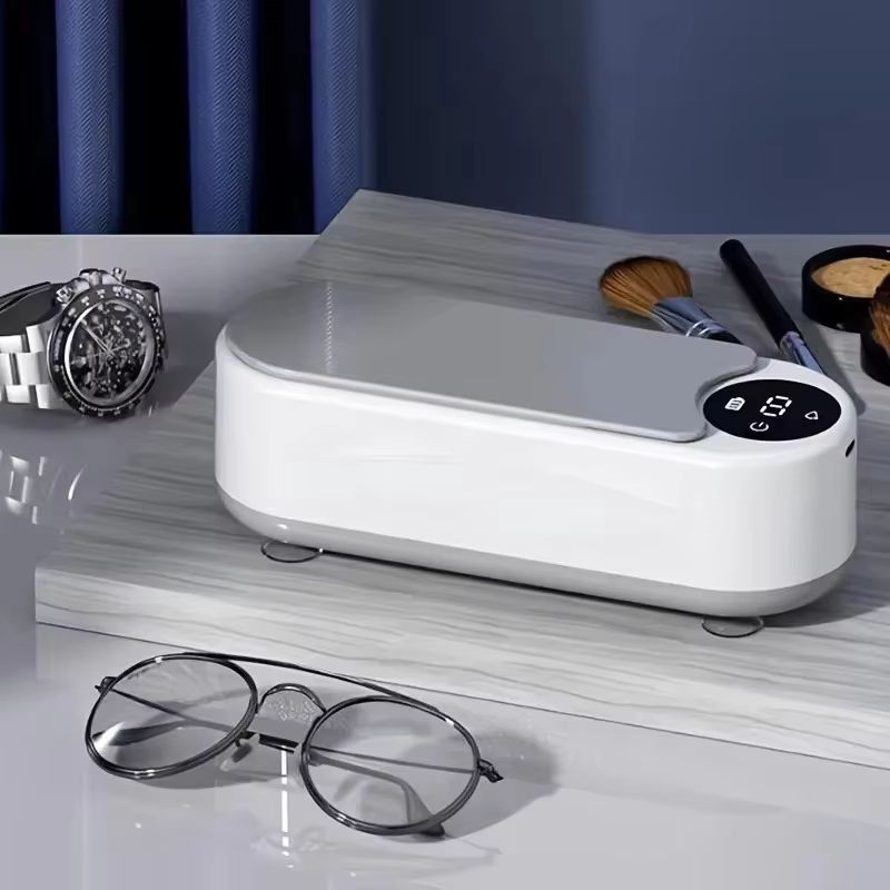 Ultrasonic Eyeglass Cleaner Machine Portable High Frequency Jewelry and Contact Lens Cleaner