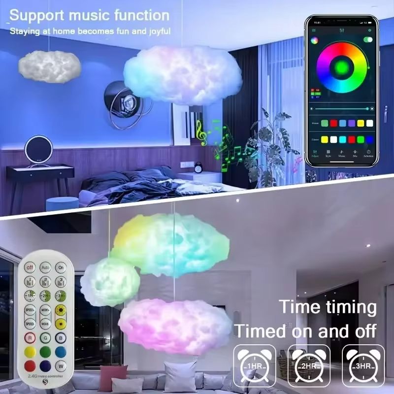 DreamCloud Pro DIY RGBIC LED Cloud Ceiling Light Strip