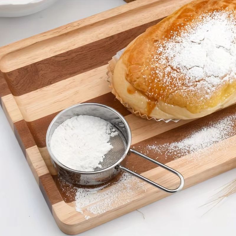 Ultimate Stainless Steel Flour Sifter Cup – Premium Mesh Sifter Cup for Pastry Baking